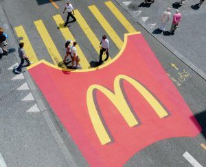 Campaña de ambient de McDonald's