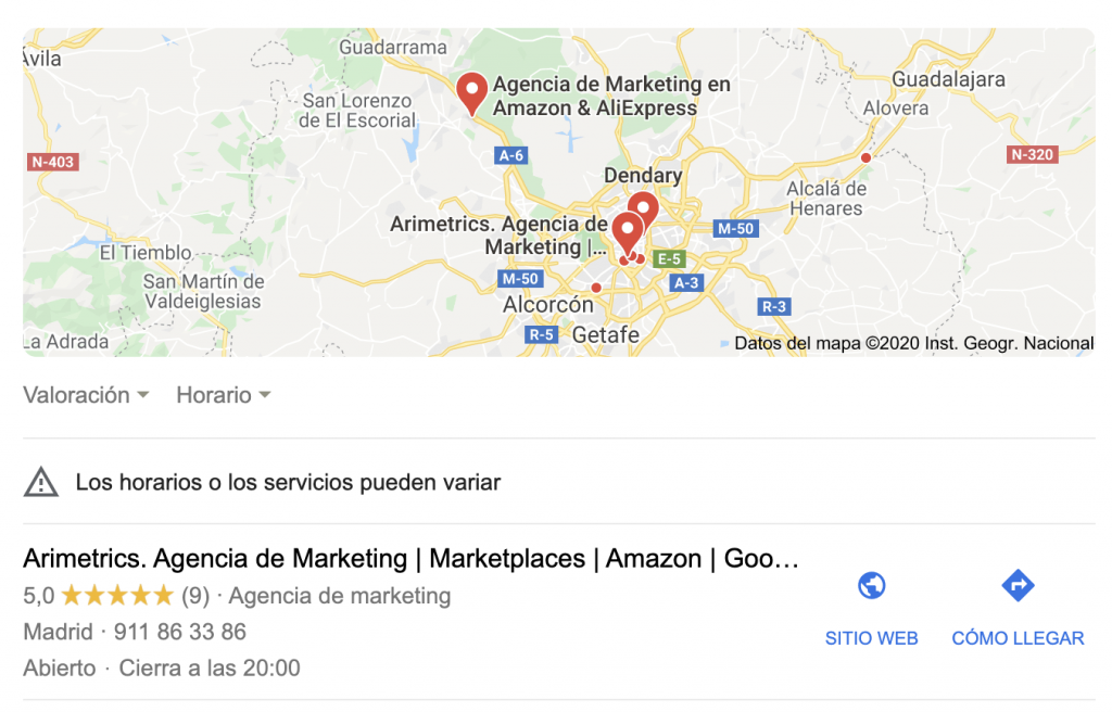 Local Pack Google My Business