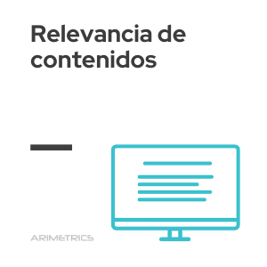 relevancia de contenidos