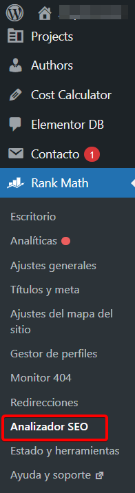 instalar y configurar Rank Math 