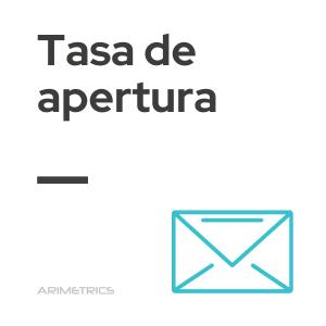 tasa de apertura